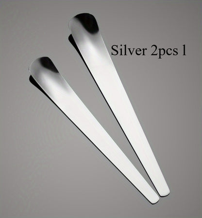 Multifunctional Stainless Steel Dessert Spoon Long Handle Mixing Spoon Coffee Spoon Seasoning Spoon