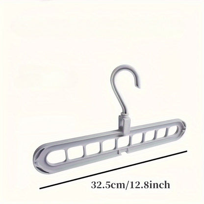 Multi functional folding clothes storage hanger, household dormitory clothes hanging hanger, folding clothes storage