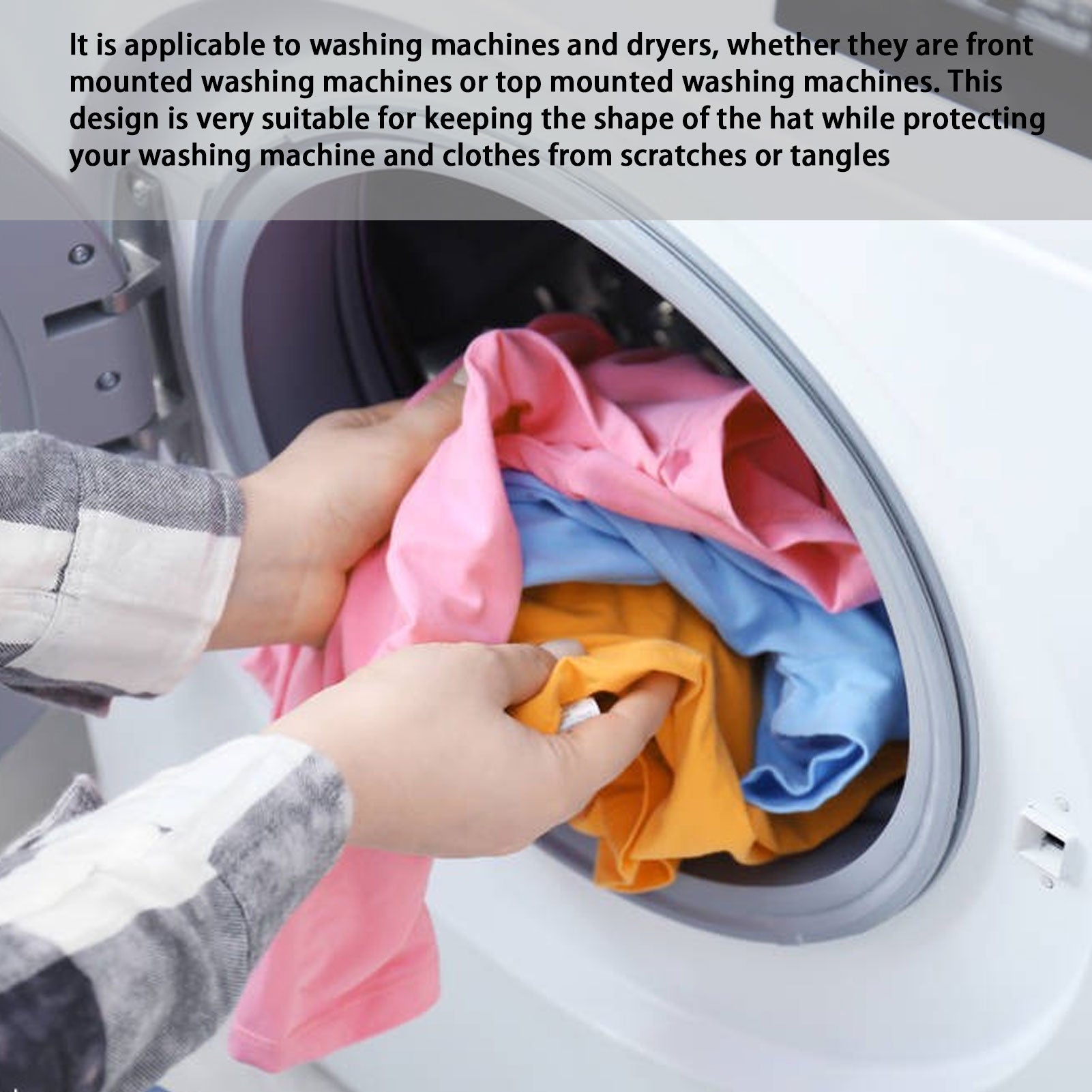 Multifunctional Baseball Cap Washer, Hat Cleaning Kit with Laundry Bag