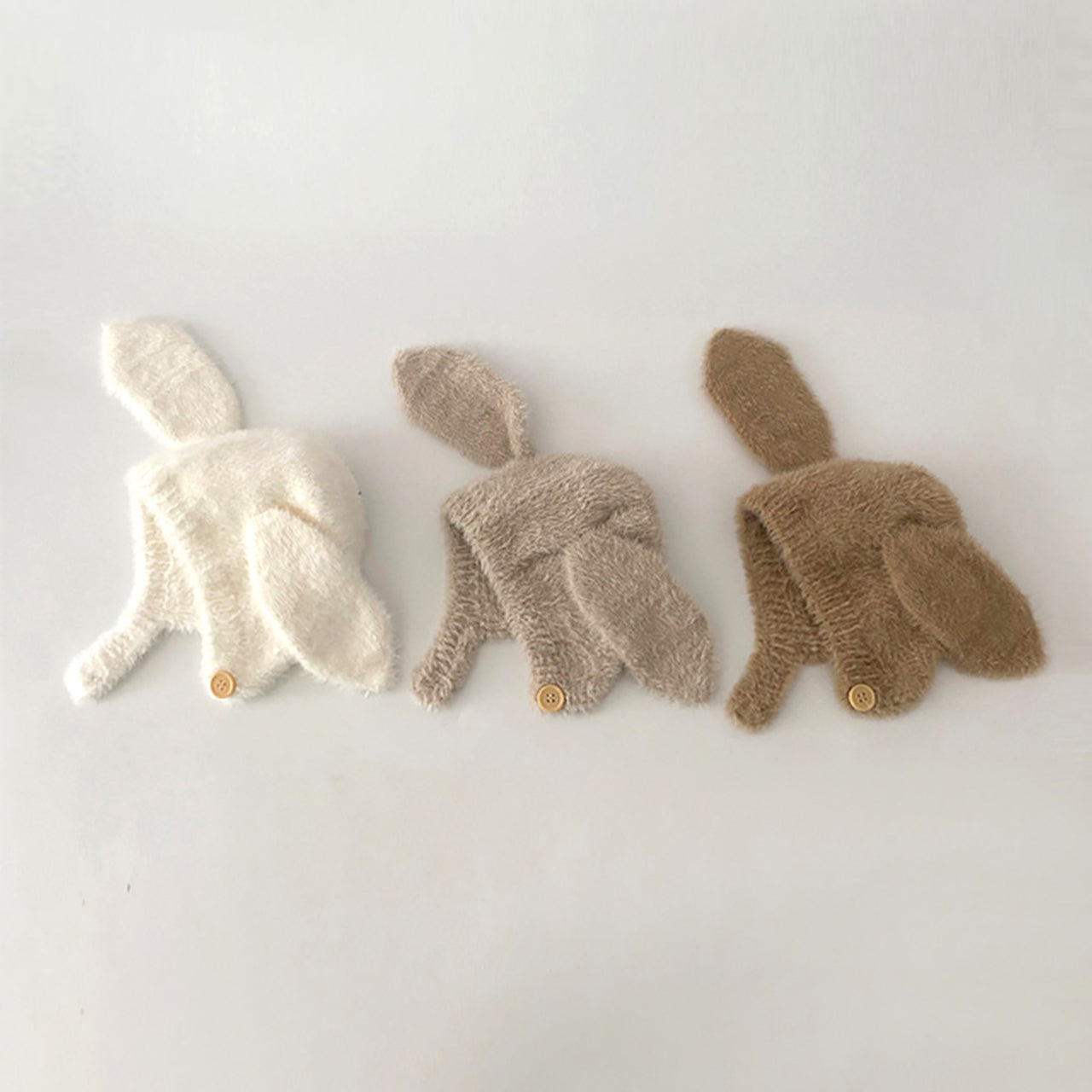 Warm Ear Protection Baby Beanie Hat with Cute Rabbit Ears for Toddlers