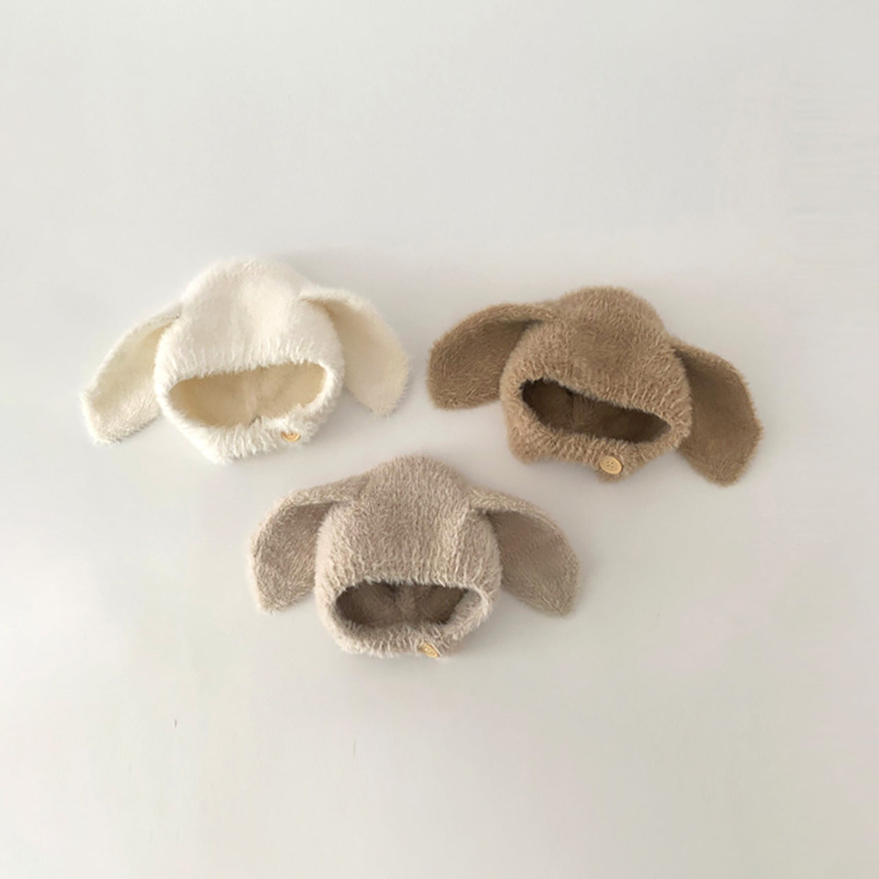 Warm Ear Protection Baby Beanie Hat with Cute Rabbit Ears for Toddlers