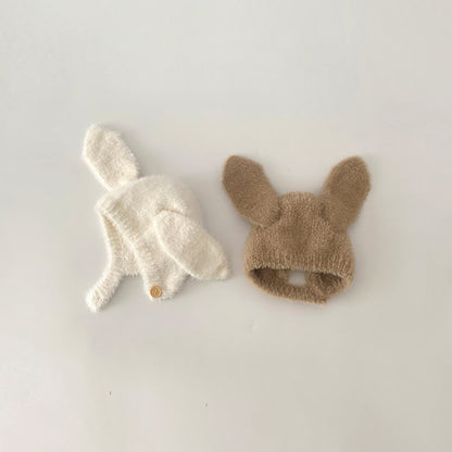 Warm Ear Protection Baby Beanie Hat with Cute Rabbit Ears for Toddlers