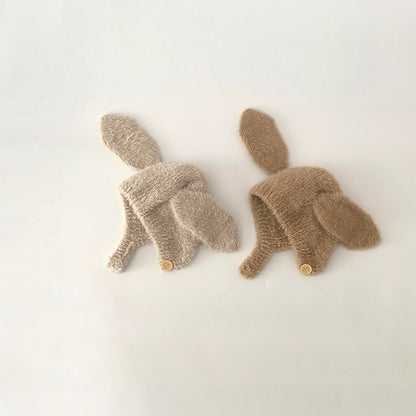 Warm Ear Protection Baby Beanie Hat with Cute Rabbit Ears for Toddlers
