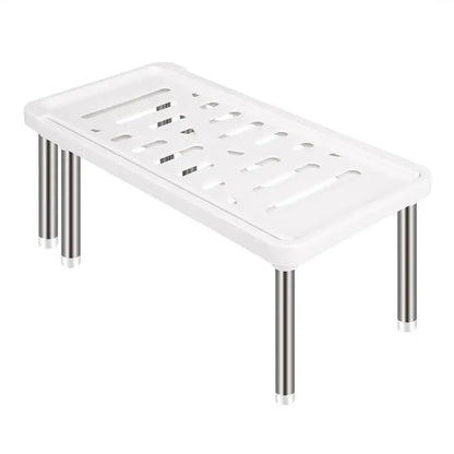 New Adjustable Stainless Steel Storage Rack Retractable Multifunctional Shelf For Kitchen Spice Org 4