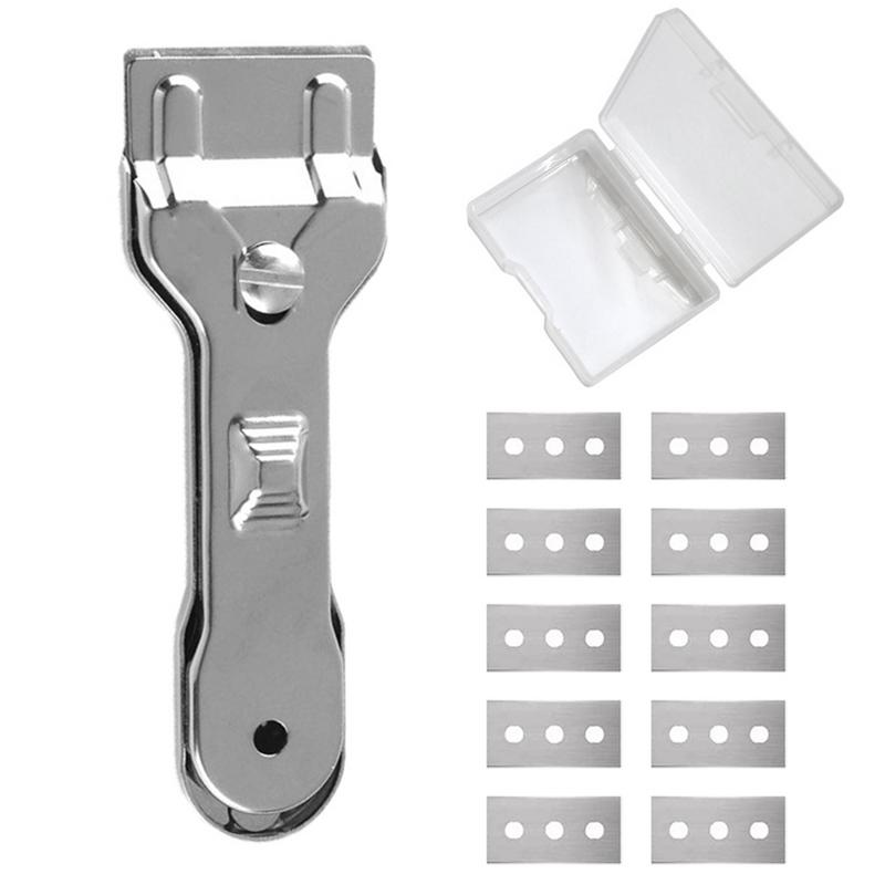Scraper Oven Cooker Hob Cleaner for Glass & Ceramic Surfaces with Replacement Blades