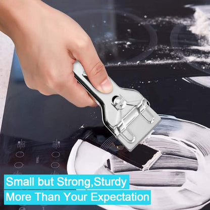 Scraper Oven Cooker Hob Cleaner for Glass & Ceramic Surfaces with Replacement Blades