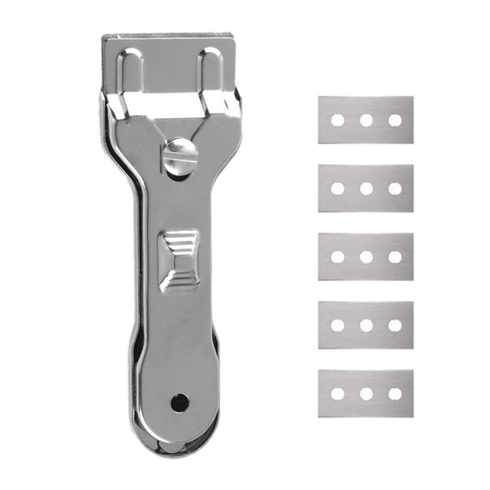 Scraper Oven Cooker Hob Cleaner for Glass & Ceramic Surfaces with Replacement Blades