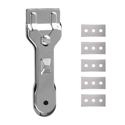 Scraper Oven Cooker Hob Cleaner for Glass & Ceramic Surfaces with Replacement Blades
