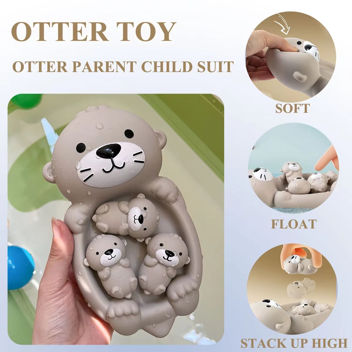 Playful Pals Floating Bath Toy Set For Kids 1
