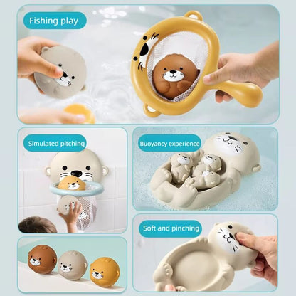Playful Pals Floating Bath Toy Set For Kids 2