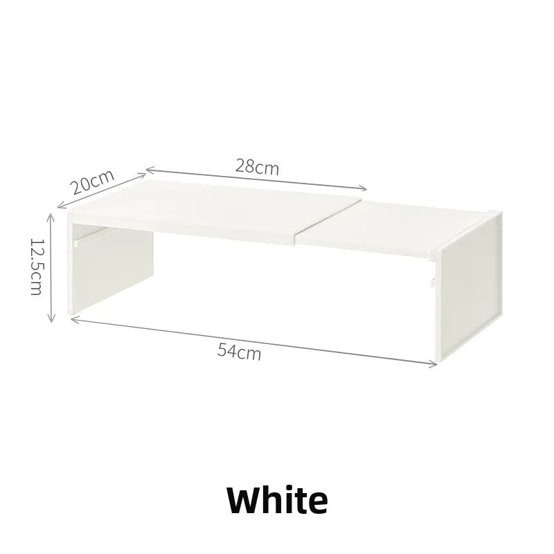 Retractable Kitchen Shelf Household Multifunctional Cabinet Storage Rack Fridge Organizer Dish And  6