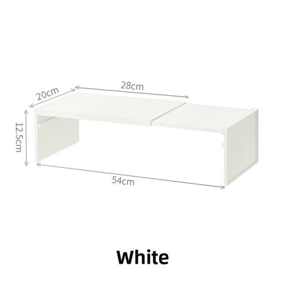 Retractable Kitchen Shelf Household Multifunctional Cabinet Storage Rack Fridge Organizer Dish And  6