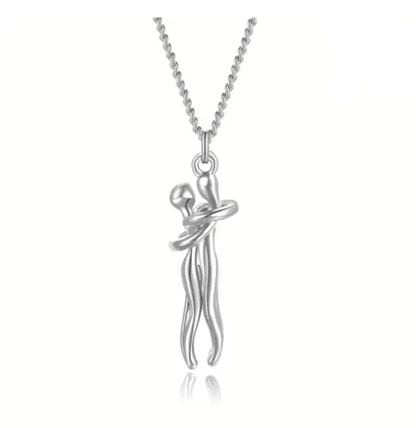 Black Hug Pendant Necklace For Couples And Everyday Style 8