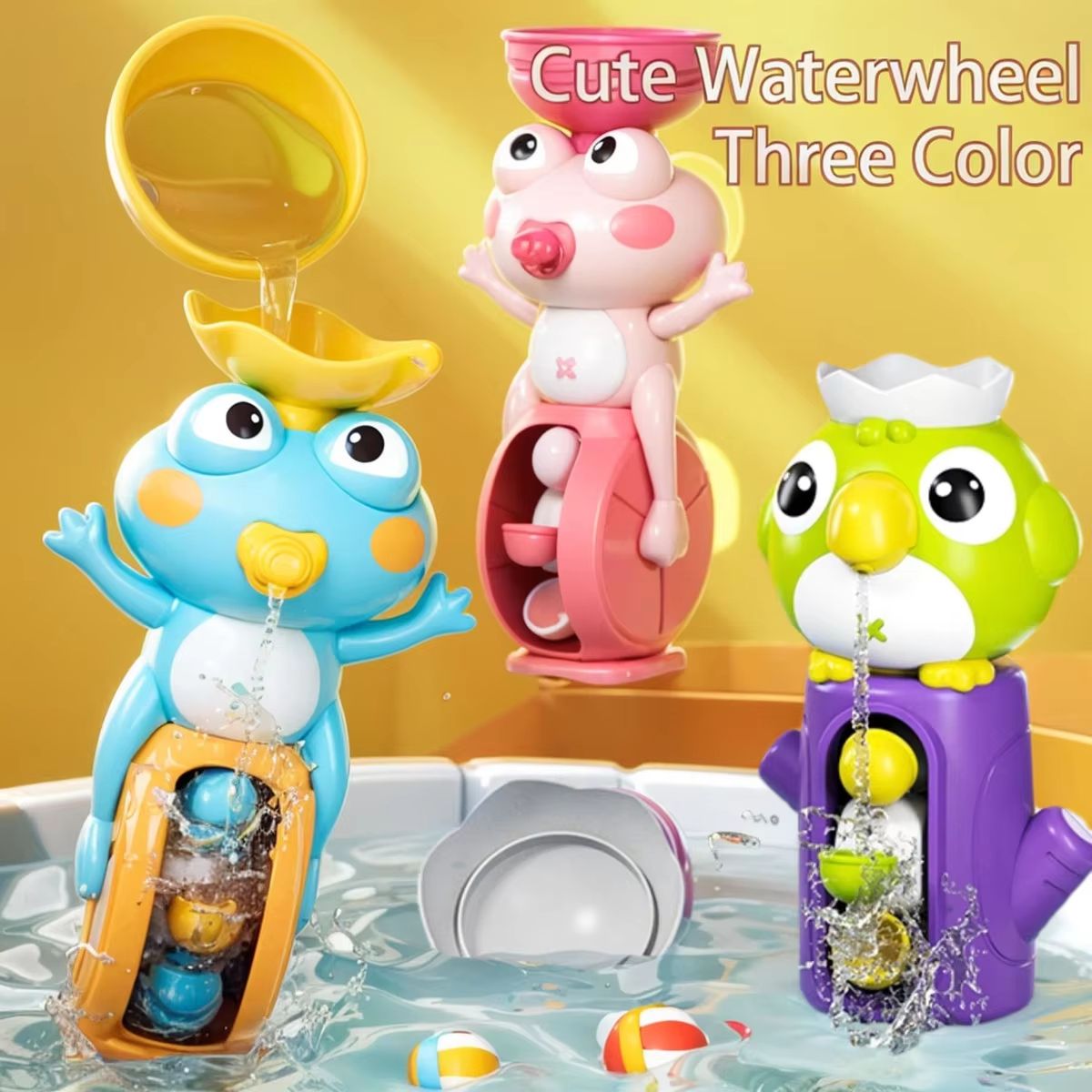 WaterWhirl Bath Waterwheel Toy For Kids 5