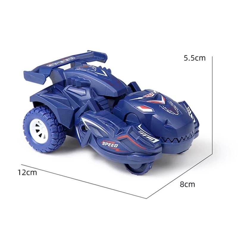 2 In 1 Collision Transforming Dinosaur Car Toy For Kids 5