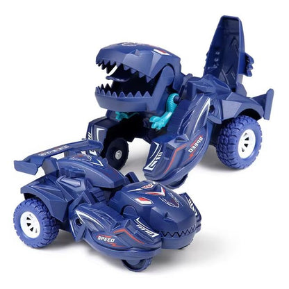 2 In 1 Collision Transforming Dinosaur Car Toy For Kids 7