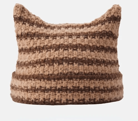 Harajuku Cat Ear Beanie For Cute Winter Streetwear 6