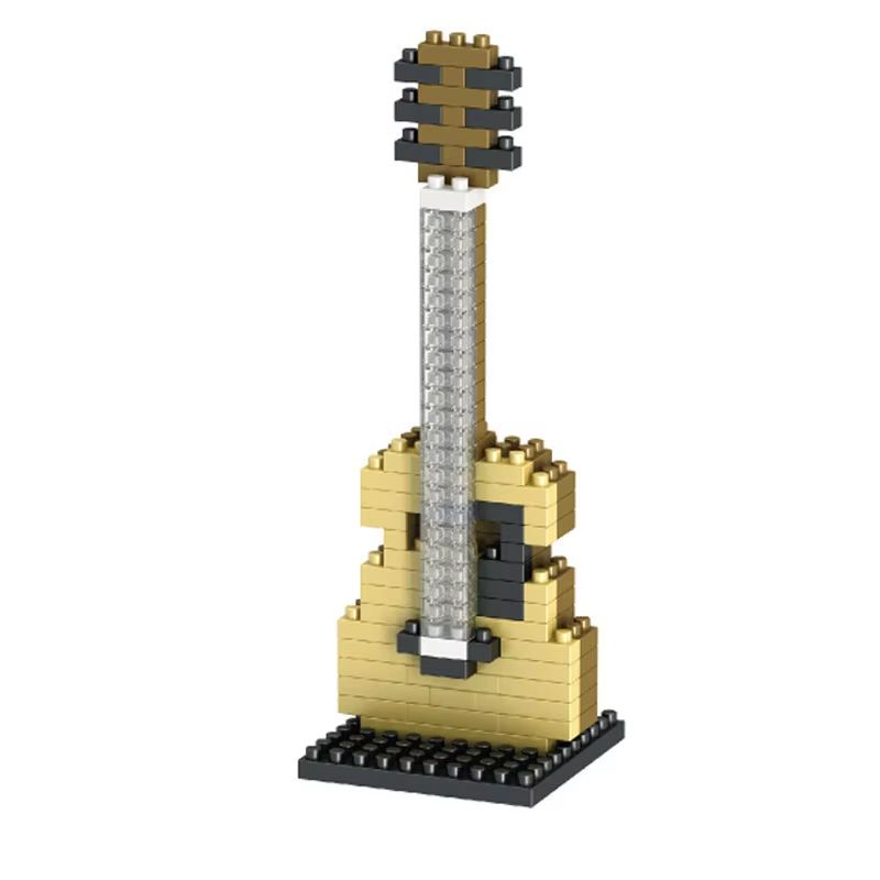 Mini Musical Instrument Building Bricks Set  Piano And Guitar Series 10