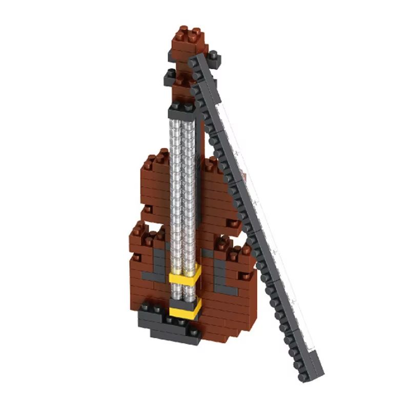 Mini Musical Instrument Building Bricks Set  Piano And Guitar Series 12