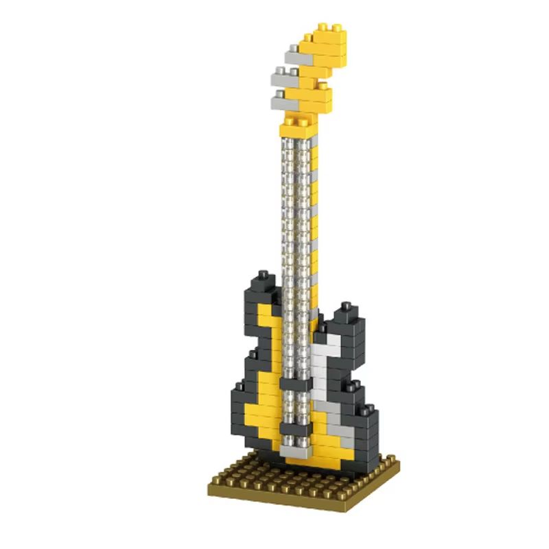 Mini Musical Instrument Building Bricks Set  Piano And Guitar Series 13