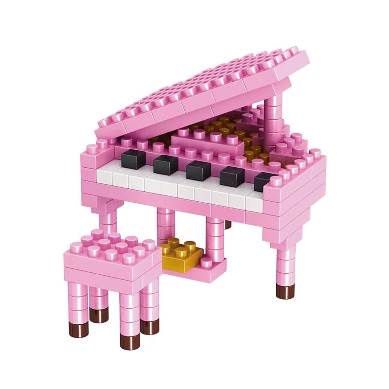 Mini Musical Instrument Building Bricks Set  Piano And Guitar Series 14