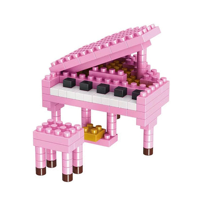 Mini Musical Instrument Building Bricks Set  Piano And Guitar Series 14