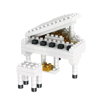 Mini Musical Instrument Building Bricks Set  Piano And Guitar Series 15