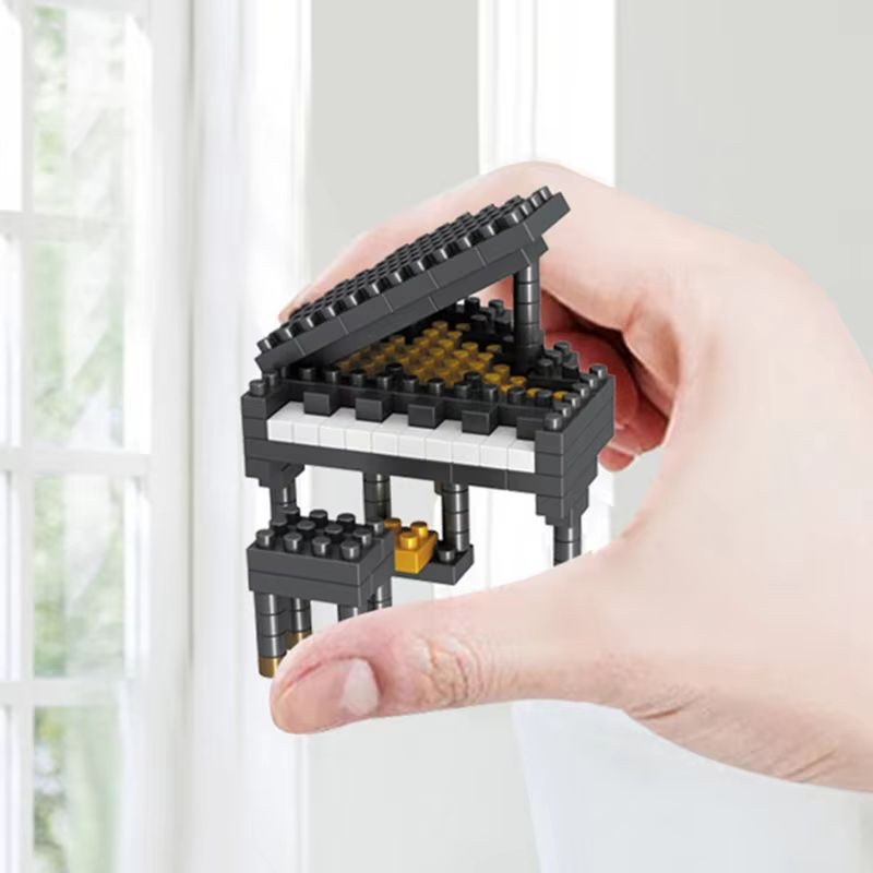 Mini Musical Instrument Building Bricks Set  Piano And Guitar Series 2