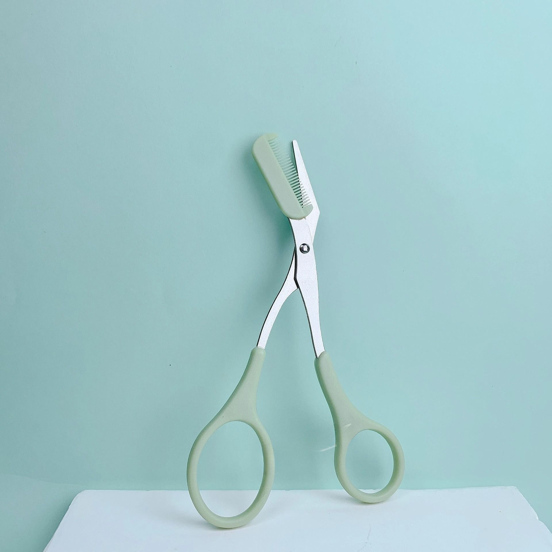 Eyebrow Trimming Scissors With BuiltIn Comb 10