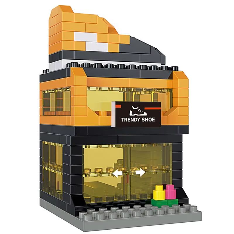 Mini City Street View 3D Building Block Set 8