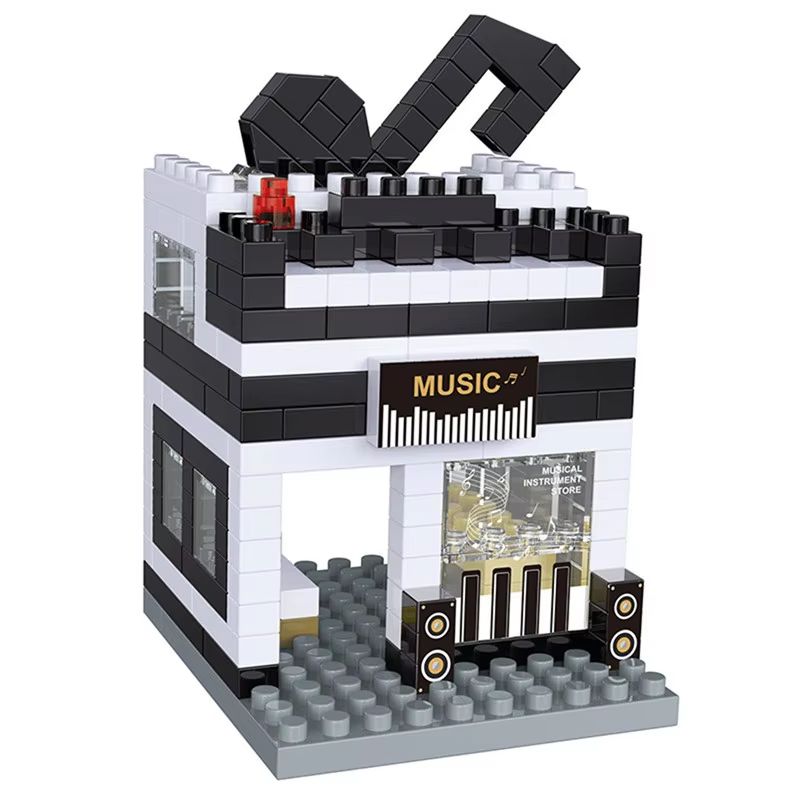Mini City Street View 3D Building Block Set 10