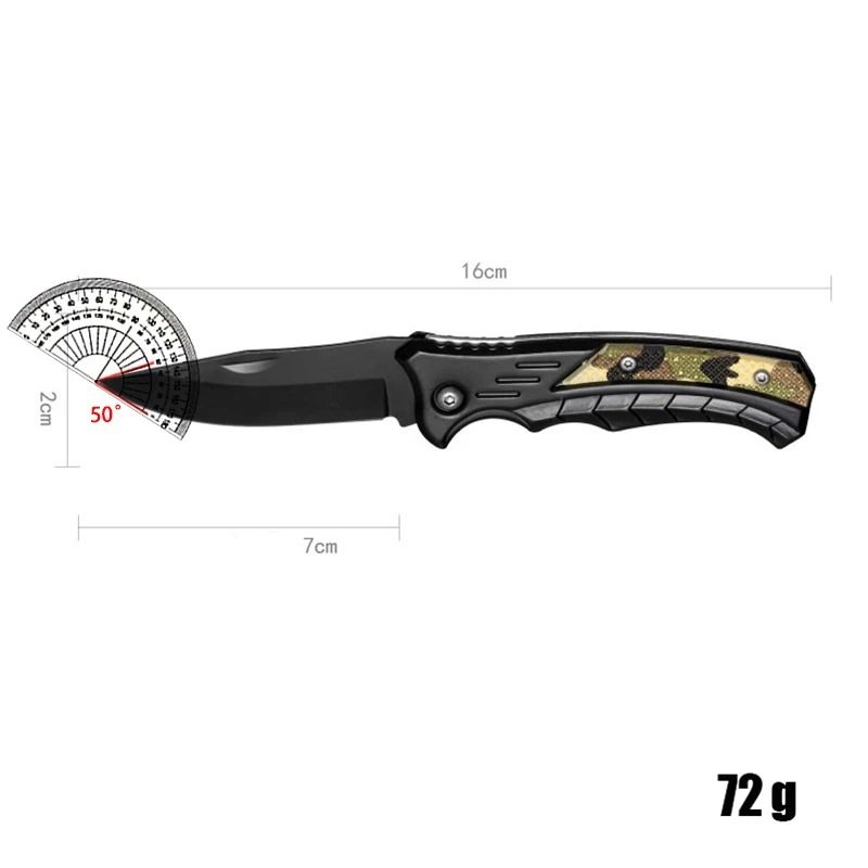 Stainless Steel Folding Knife With PP Handle 5