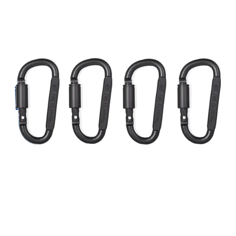 EDC Outdoor Keychain Clip Alloy Aluminum Tactical Carabiner Hook Carabiner Set For Key Camping Surv 7