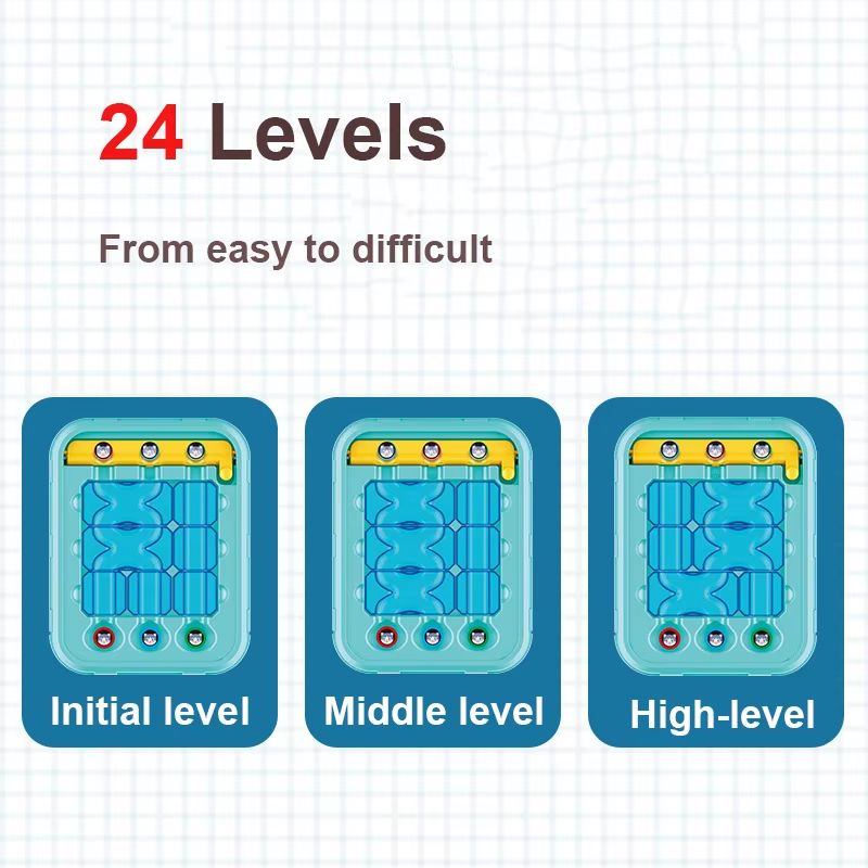 Kids Ball Maze Logic Puzzle Toy 2
