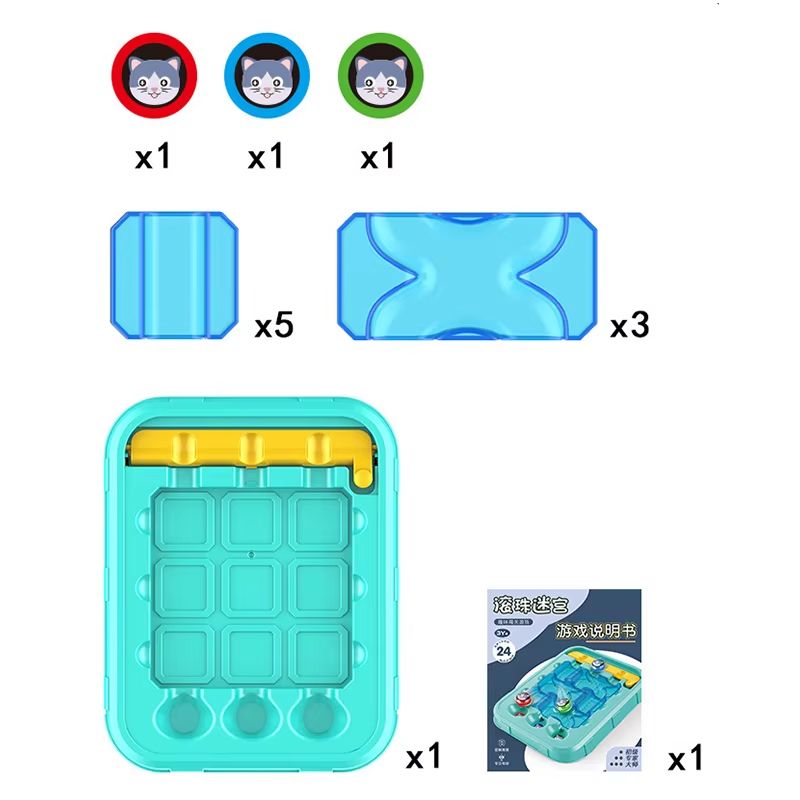 Kids Ball Maze Logic Puzzle Toy 4
