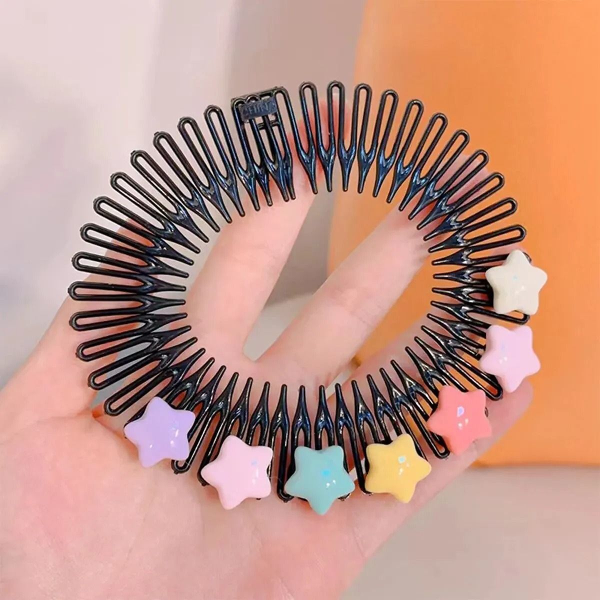 Kids Colorful Y2K Hair Comb And Clip Set 4