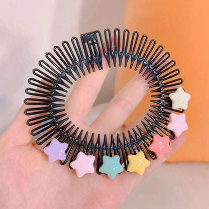 Kids Colorful Y2K Hair Comb And Clip Set 4