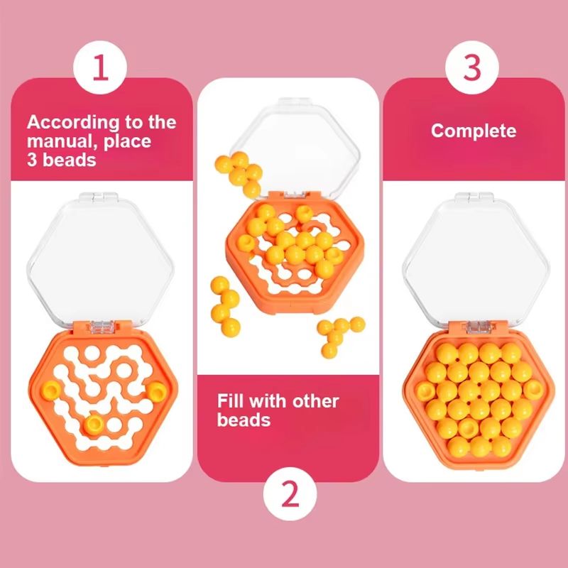 Smart Pocket Bead Board Logic Puzzle Game 4
