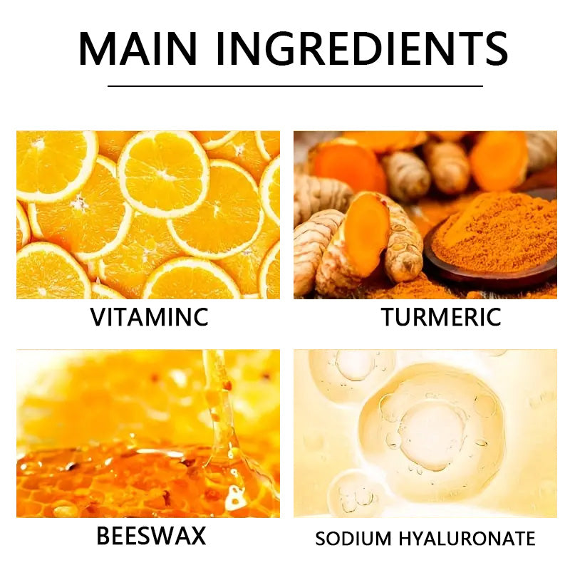 Gently Cleansing Hand Mask, Vitamin C and Turmeric Wax, Illuminating Skin for Hands and Feet