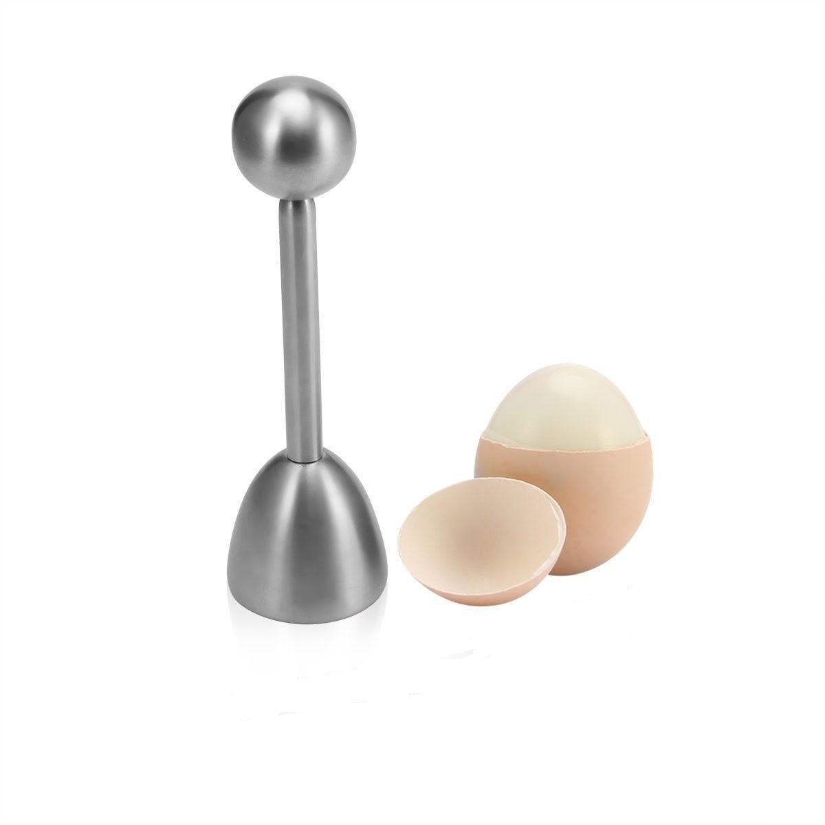 Egg Cutter Accessories Gadget, Stainless Steel Boiled Egg Topper, Shell Opener