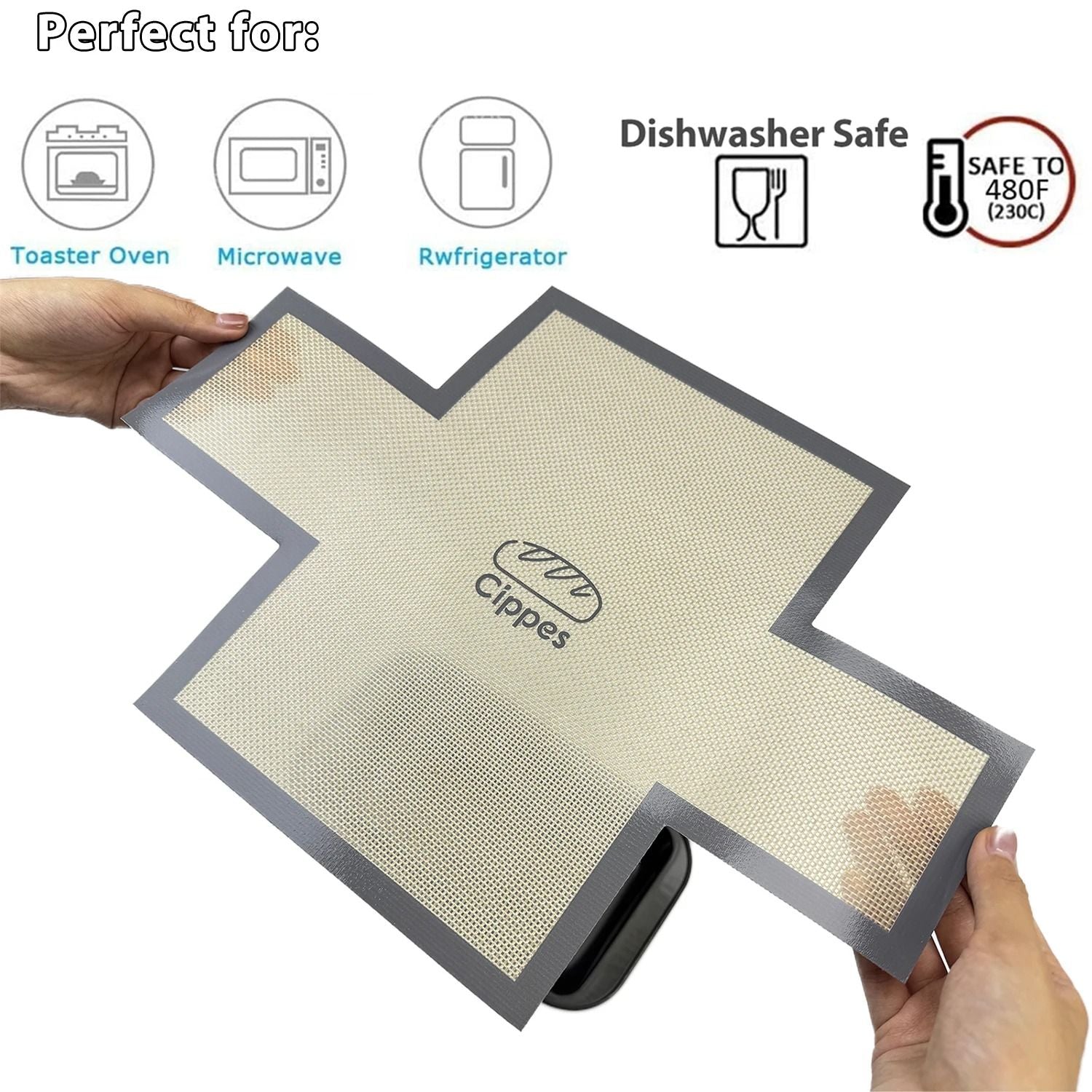 Silicone Bread Loaf Pan Liner  Reusable Nonstick Baking Mat For Loaf Pans 3