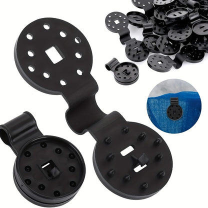 Sunshade Net Fixing Clip, Anti Ageing Circular Web Clip, Sunshade Net Camping Tent Accessories