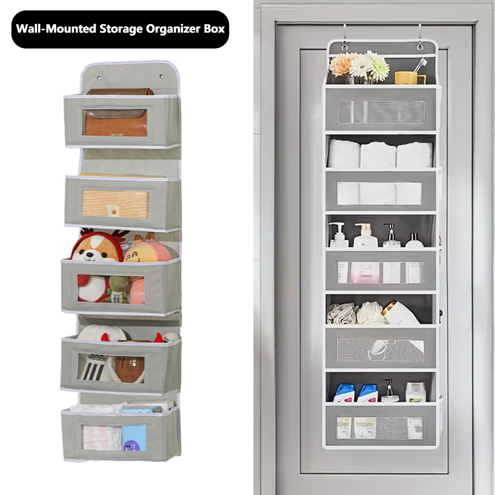 Over-The-Door Hanging Organizer, Extra Large Multi-Layer Storage Bag for Toys, Dorm Room Essentials Closet Organization