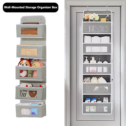 Over-The-Door Hanging Organizer, Extra Large Multi-Layer Storage Bag for Toys, Dorm Room Essentials Closet Organization