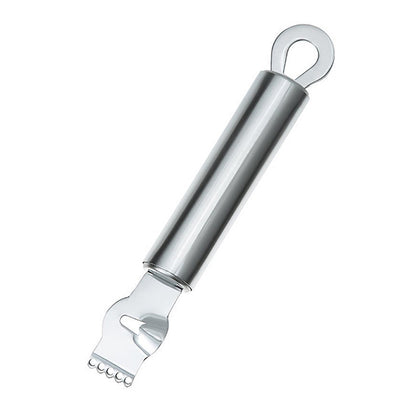 Citrus Fruit Grater with Channel Knife, Stainless Steel Zester and Hanging Loop for Easy Kitchen Use