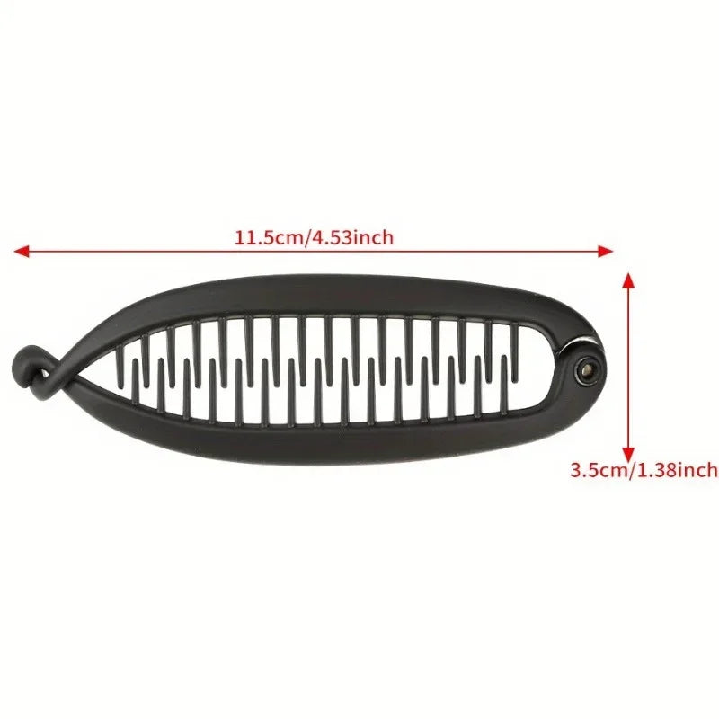 Modern Style Fish Tail Hair Pin Plastic Material For Daily Styling And Gifts 1