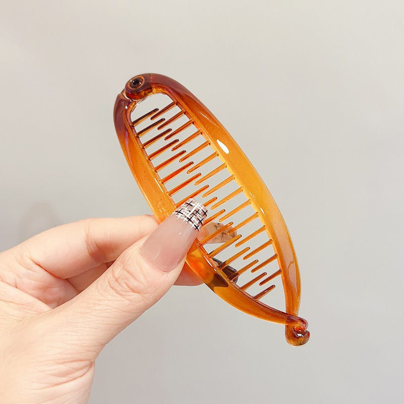 Modern Style Fish Tail Hair Pin Plastic Material For Daily Styling And Gifts 7