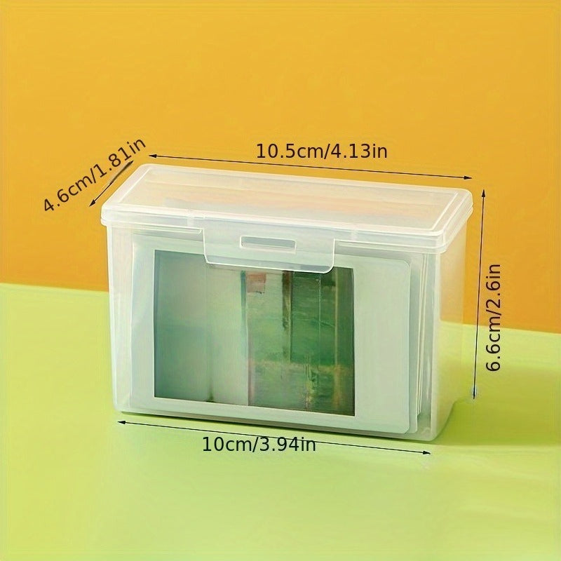 Transparent Plastic Storage Box Multi Functional Storage Solution For Organising Photo Cards And Sm 1