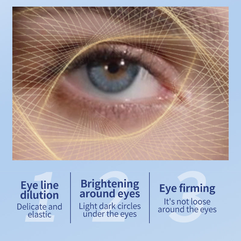 Hyaluronic Acid Firming OCHEAL Electric Massage Eye Cream, Fades Fine Lines, Moisturizing Eye Care Gel
