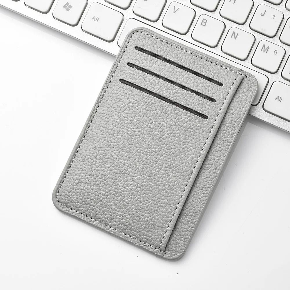 Ultra Thin Soft PU Leather Mini Credit Card Wallet  Slim Pocket Card Holder 8